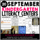 Kindergarten Literacy Centers for September