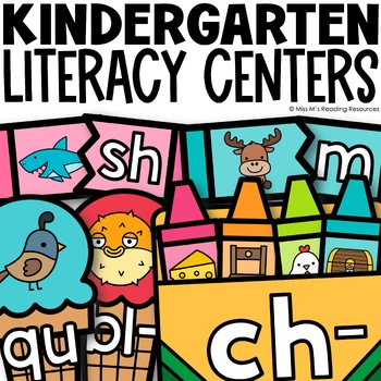 Preview of Literacy Centers Kindergarten Science of Reading Literacy Centers Small Groups