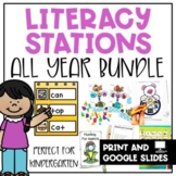 Kindergarten Literacy Centers and Stations FOR THE YEAR