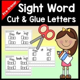 Cut and Glue Magazine Letters into Sight Words {40 Pages!}