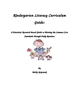 Preview of Kindergarten Literacy Curriculum Guide