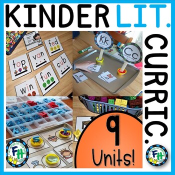 Kindergarten Literacy Curriculum BUNDLE by Fun Hands-on Learning