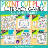 Kindergarten Literacy Games Bundle