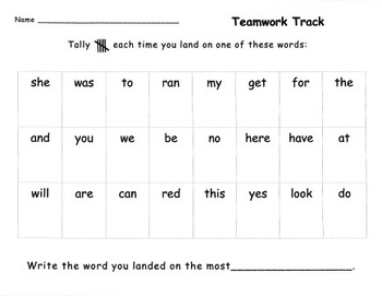 kindergarten literacy sight word games set 2 by njf tpt