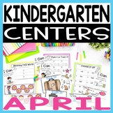 Kindergarten Literacy and Math Centers APRIL