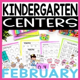 Kindergarten Literacy and Math Centers FEBRUARY
