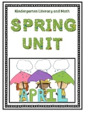 Kindergarten Literacy and Math Spring Unit