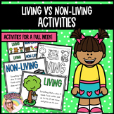 Kindergarten Living Non-Living Activities | Living vs Nonl