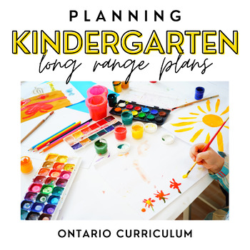 Preview of Ontario Kindergarten Long Range Plans - Full Year - DIGITAL + EDITABLE