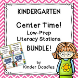 Kindergarten Low Prep Literacy Growing Bundle