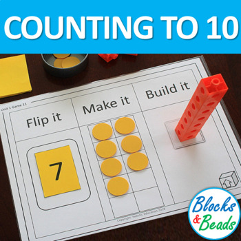 Preview of Kindergarten MATH Games: Counting to 10