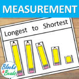 Kindergarten Math Game: Measurement & Data, Short & Long L