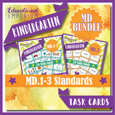 Kindergarten MD Task Cards ⭐ Measurement & Data Task Cards