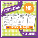 Kindergarten MD Worksheets: Measurement & Data Worksheets,