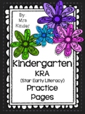 Kindergarten MKAS Star Early Literacy Practice Packet