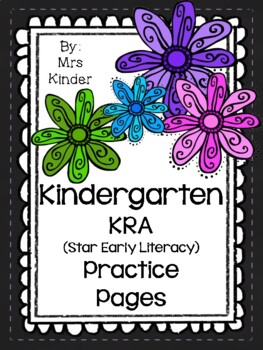 Preview of Kindergarten MKAS Star Early Literacy Practice Packet
