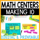 Kindergarten Making 10 Math Centers, Ways to Make 10 Activ