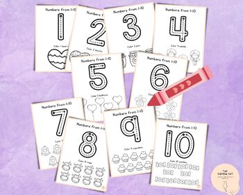Preview of Kindergarten Math Activities Bundle, Valentines Worksheets for Pre-K & Toddlers