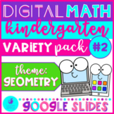 Kindergarten Math Activities Google Slides Variety Pack 2 