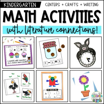 Preview of Kindergarten Math Activities with Literature Connections