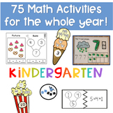 Kindergarten Math Activity Centers for the Whole Year!