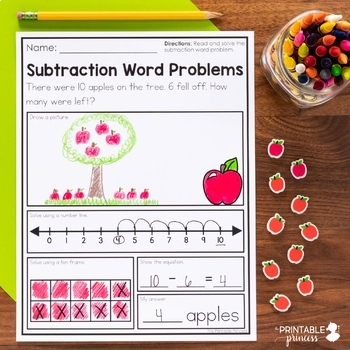 Crack the Code Addition and Subtraction Worksheets - The Printable Princess