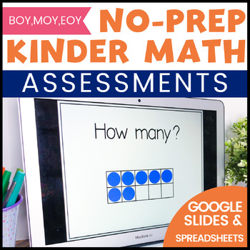 Preview of Beginning of the Year Math Assessments for Kindergarten