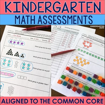 Preview of Kindergarten Math Assessments