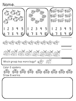 kindergarten math assessments by karlys kinders tpt