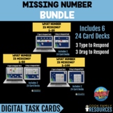 Kindergarten Math BOOM Cards™ - Missing Number BUNDLE (Typ