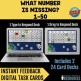 Kindergarten Math BOOM Cards™ - Missing Numbers 1-50