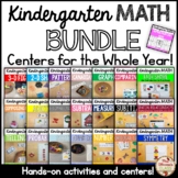 Kindergarten Math BUNDLE - Centers for the Whole Year!
