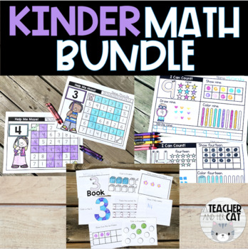 Preview of Kindergarten Math BUNDLE - Number Sense and Number Recognition 1-20
