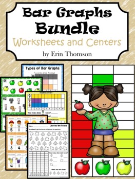 Preview of Bar Graphs Bundle ~ Worksheets and Centers