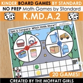 Kindergarten Math Board Games NO PREP Centers + Small Grou