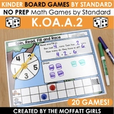 Kindergarten Math Board Games NO PREP Centers + Small Grou