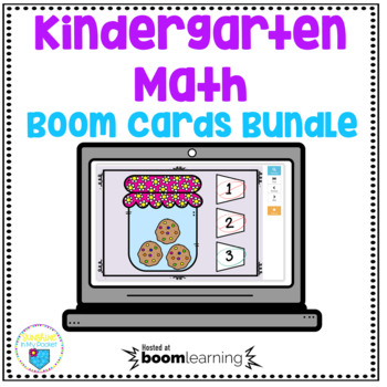 Preview of Kindergarten Math Boom Cards Bundle