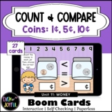 Kindergarten Math Boom Cards [Unit 11] Count and Compare M