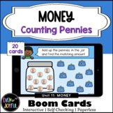 Kindergarten Math Boom Cards [Unit 11] Counting Money Addi