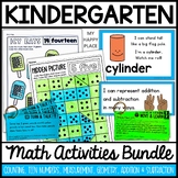 Kindergarten Math Bundle – Kindergarten Math Worksheets, A