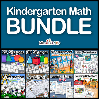 Preview of Kindergarten Math Bundle