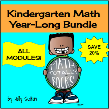 Preview of Kindergarten Math Bundle ALL MODULES (Compatible w/ NY Eureka Math Kindergarten)
