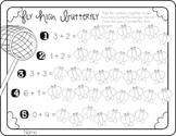 Kindergarten Math ~ Butterfly Simple Addition