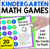Kindergarten Math Games 1-20 - No Prep Addition, Subtracti