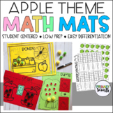 Kindergarten Math Center Games - Apple Math Mats  (distanc