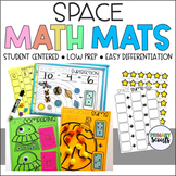 Kindergarten Math Center Games - Space Theme Mats