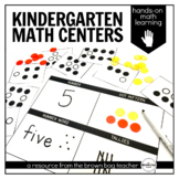 Kindergarten Add and Subtract Math Centers: 20 Math Games 