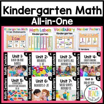 Preview of IM Kindergarten Math™ - Math Games, Math Centers, Math Worksheets, Posters etc.