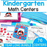 Kindergarten Math Centers Bundle - Digital and Printable