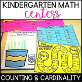 Kindergarten Math Centers- Counting and Cardinality 